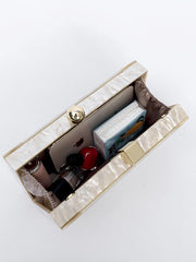 Marble Print Soft Hardness Clutch Bag Mssza