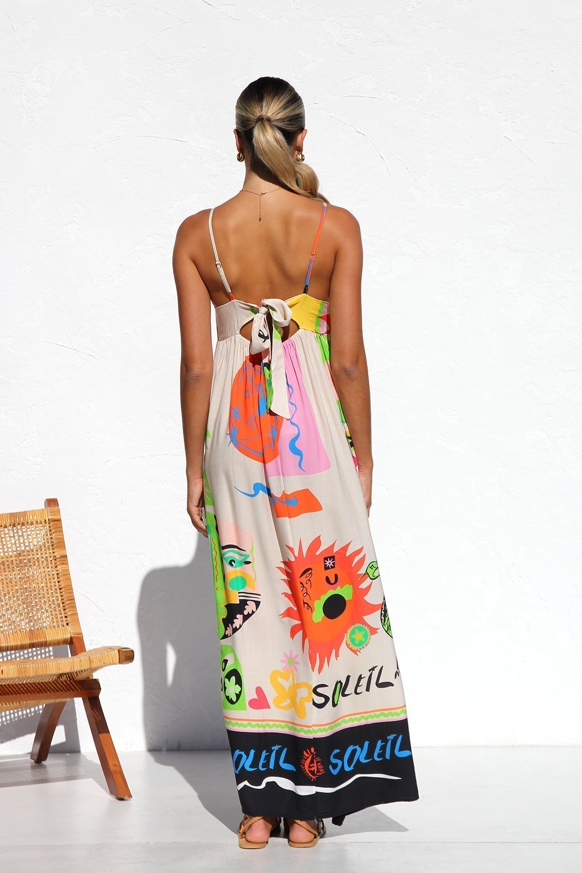 Dasha Dress ORANGE MULTI Mssaz Desses