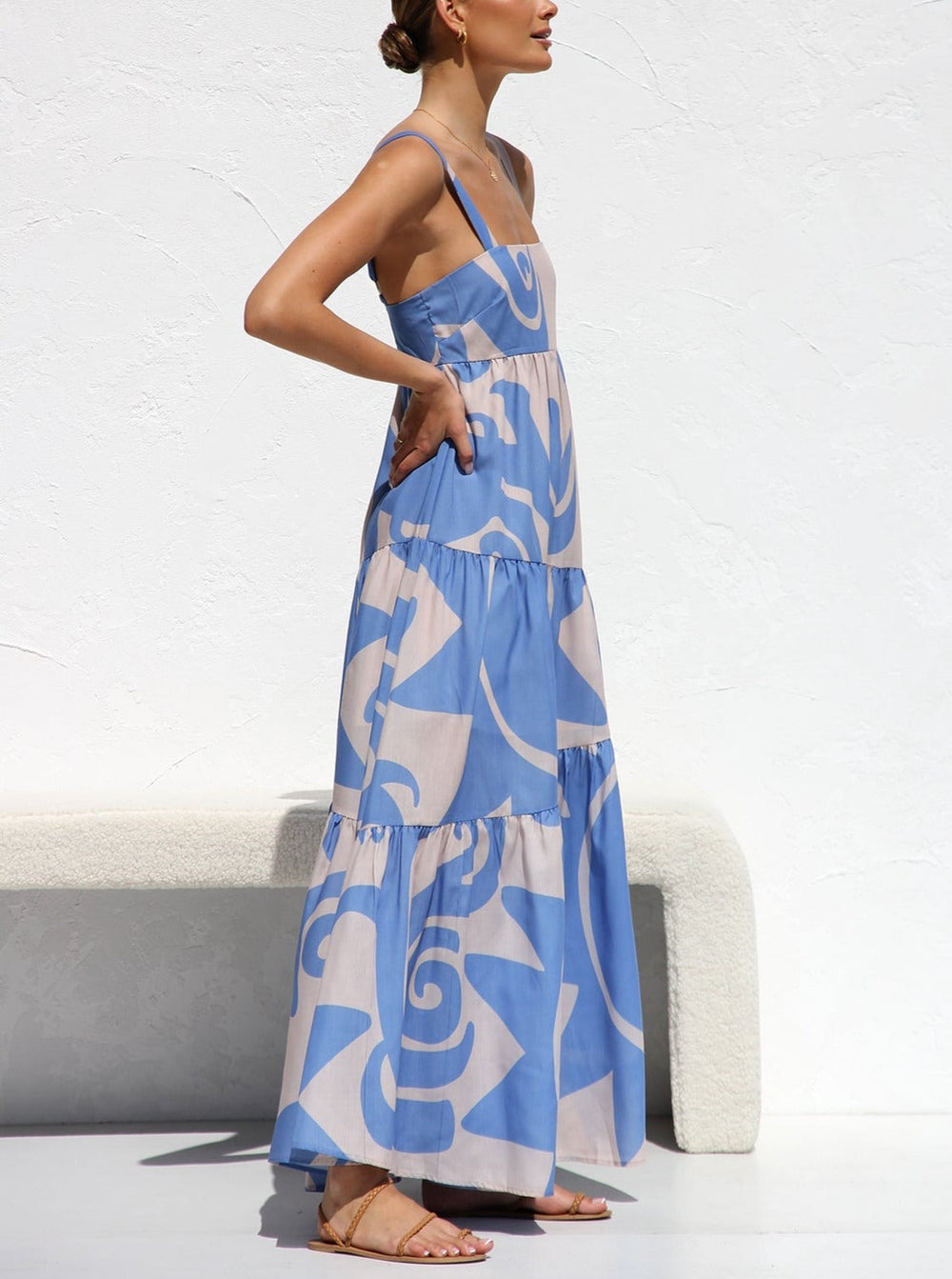 Miranda Dress BLUE Mssaz Desses