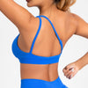 Casual Impact Asymmetric Nylon Backless Halter Fitness Gym Top Mssza