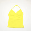 Elegant Impact Longline Strappy Open Back Bra Running Halter Top Sports Mssza