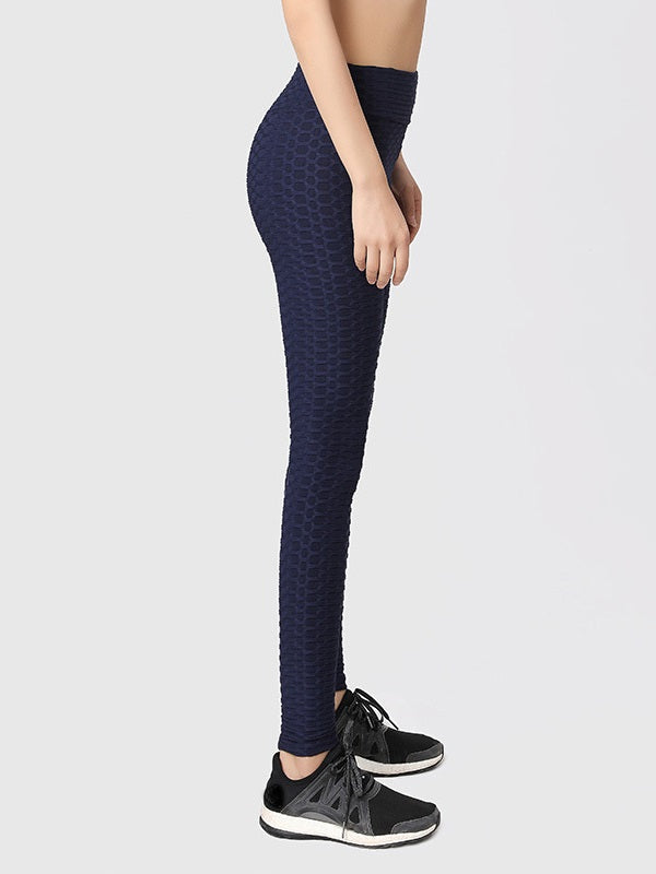 Jacquard Weave High Waist Yoga Legging Mssza