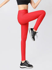 Jacquard Weave High Waist Yoga Legging Mssza