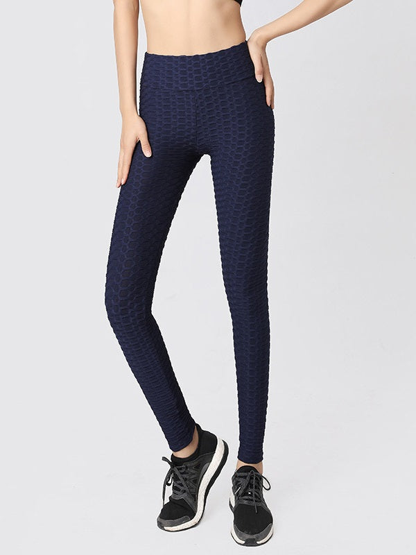 Jacquard Weave High Waist Yoga Legging Mssza