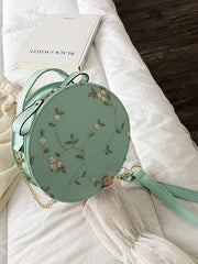 Japanese Cute Lace Round Shape Shoulder Bag Mssza