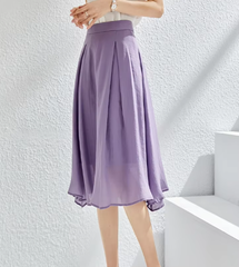 L-Line High Waist Chic Solid Thin Elegant Office Mini Skirts Mssza