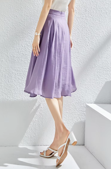 L-Line High Waist Chic Solid Thin Elegant Office Mini Skirts Mssza