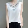 Lace Camisole Wear Loose Sleeveless Satin Office Lady Tops Mssza