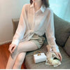 Lace Up Cardigan Long Sleeve Sun Protection Air Plus Size Chiffon Shirt Top Mssza