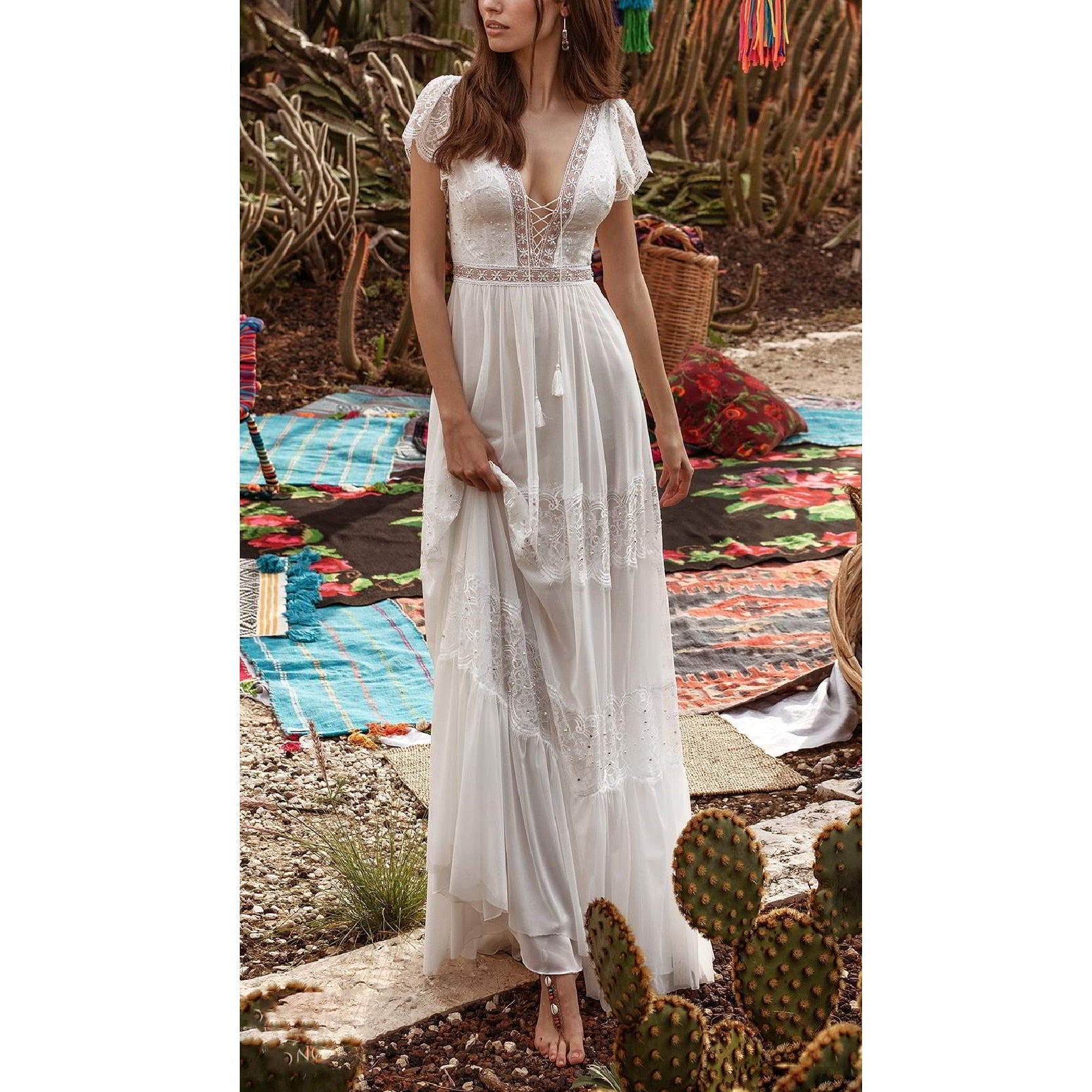 Casual Brand Sleeveless V-Neck Dress Mssaz Desses