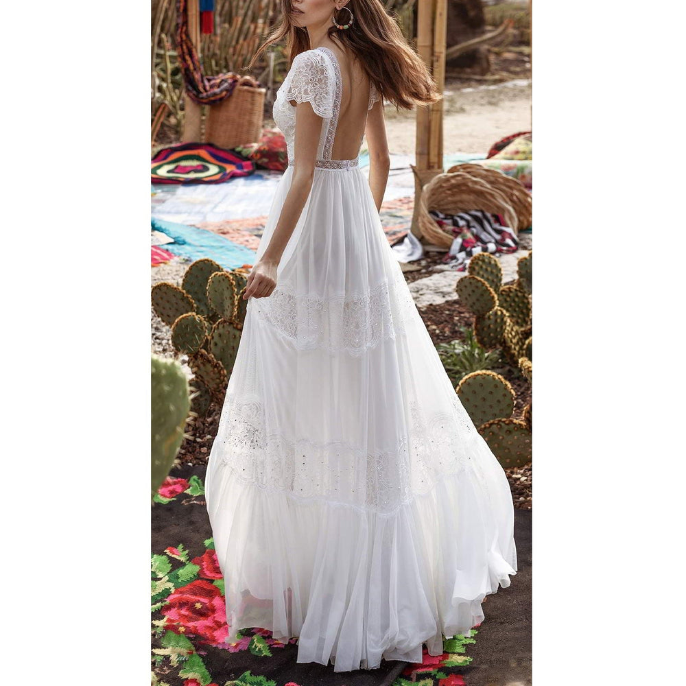 Casual Brand Sleeveless V-Neck Dress Mssaz Desses