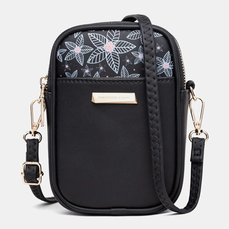 Large Capacity Floral Crossbody Shoulder Bag Mssza