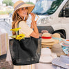 Large Capacity Foldable With Pocket Mesh Beach Shoulder Tote Bag Mssza