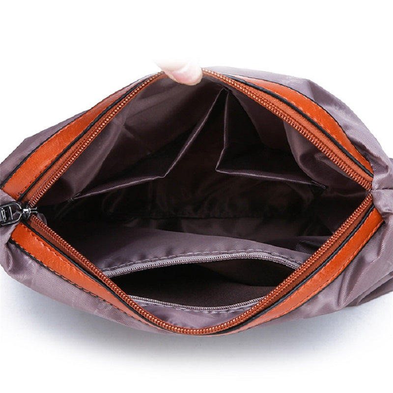 Large Capacity  Luxury Oil Wax Leather Handbags Mssza