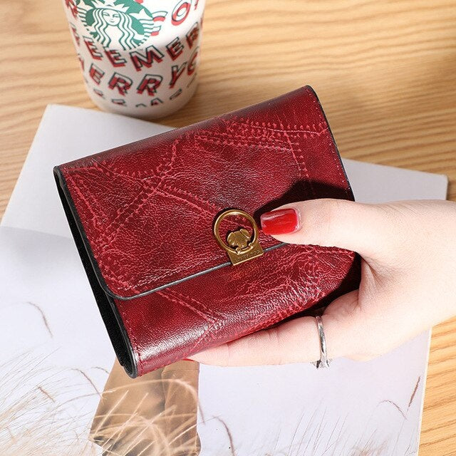 Large Capacity Mini PU Short Wallet Mssza
