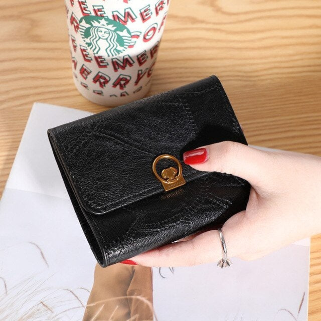 Large Capacity Mini PU Short Wallet Mssza