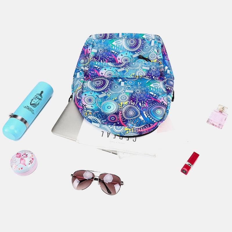 Large Capacity Print Waterproof School Bag Mssza