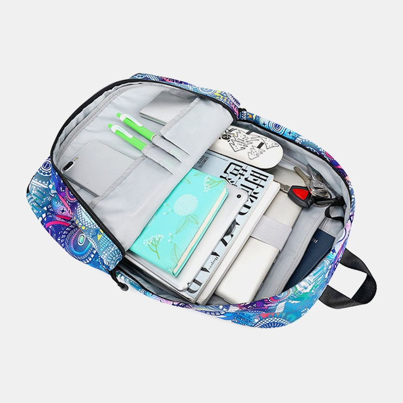 Large Capacity Print Waterproof School Bag Mssza