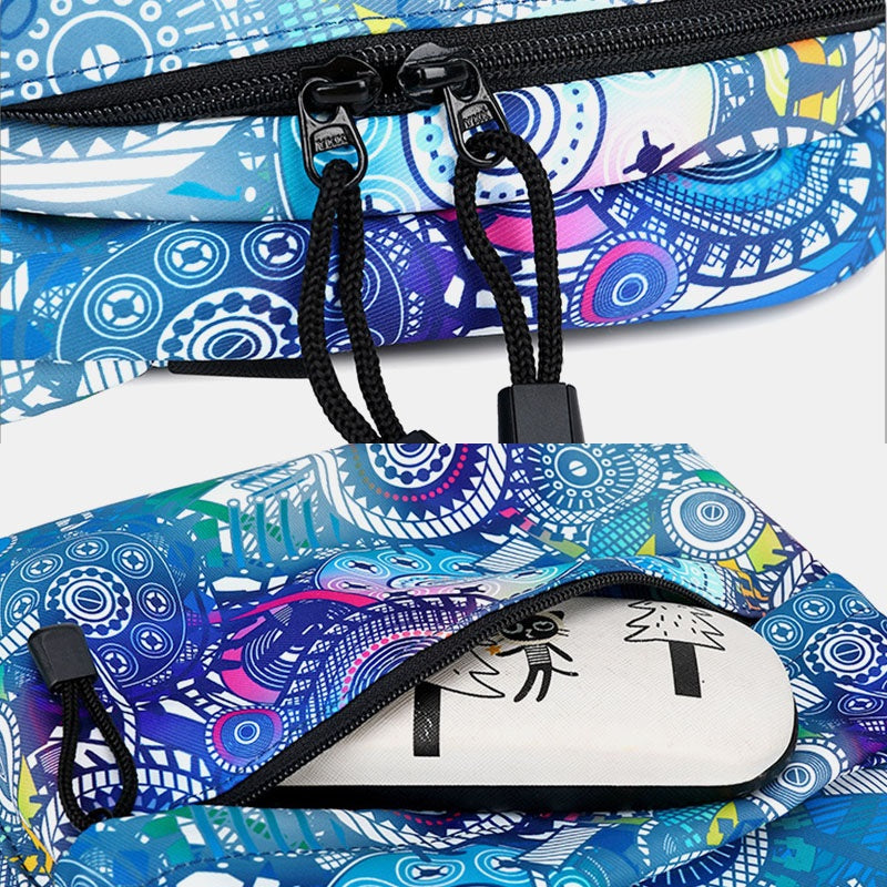 Large Capacity Print Waterproof School Bag Mssza