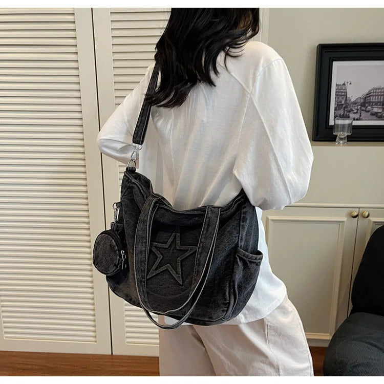 Large Shoulder Leisure Commuting Cross Body Handbag Mssza