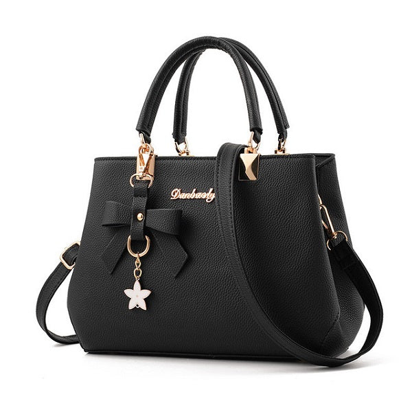 Leather Luxury Medium Top-Handle Shoulder Bags Mssza