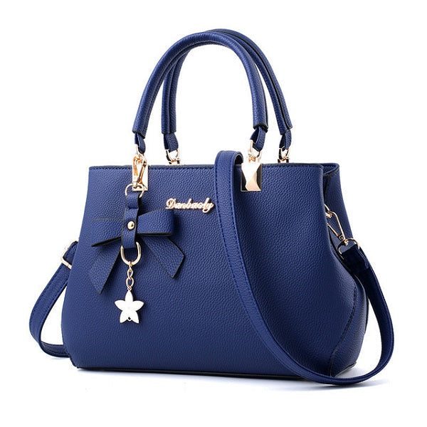 Leather Luxury Medium Top-Handle Shoulder Bags Mssza