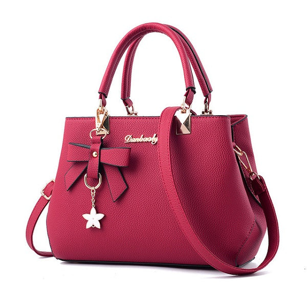 Leather Luxury Medium Top-Handle Shoulder Bags Mssza