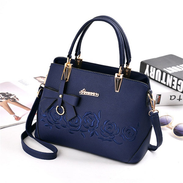 Leather Purse Casual Tote Top-Handle Handbags Mssza