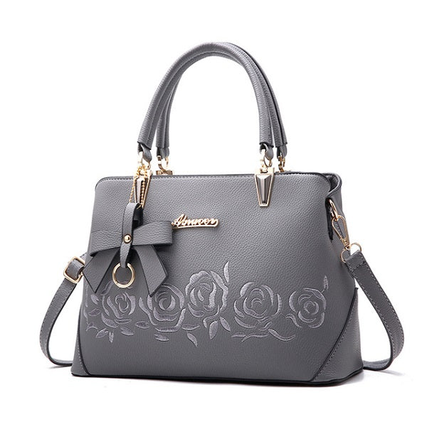 Leather Purse Casual Tote Top-Handle Handbags Mssza