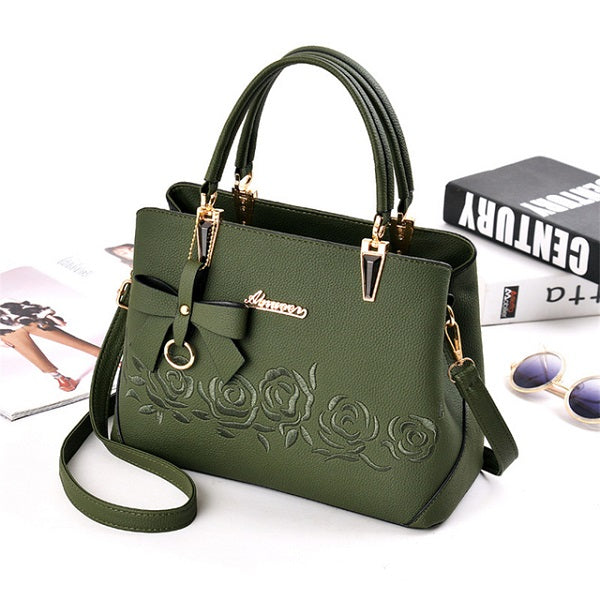 Leather Purse Casual Tote Top-Handle Handbags Mssza