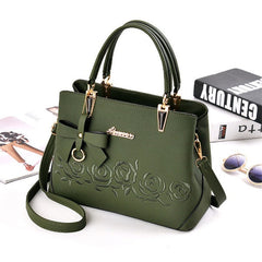 Leather Purse Casual Tote Top-Handle Handbags Mssza