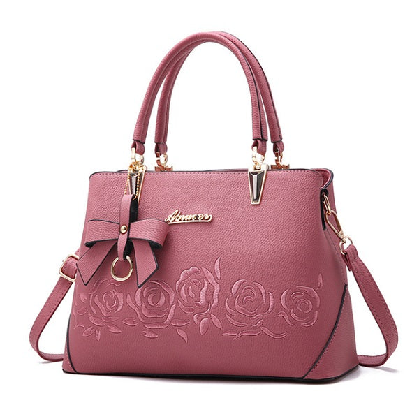 Leather Purse Casual Tote Top-Handle Handbags Mssza