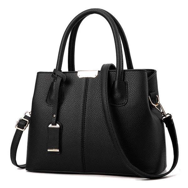 Leather for Luxury Designer Top-Handle handbags Mssza