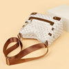 Leisure High Capacity Soft Leather Cell Phone Pocket Messenger Bag Mssza
