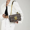 Leopard print PU Leather Chain Mobile Phone Purses Crossbody Handbag Mssza