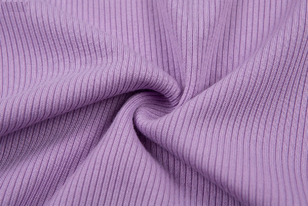 Letter Embroidery Turtleneck T-shirt Mssza