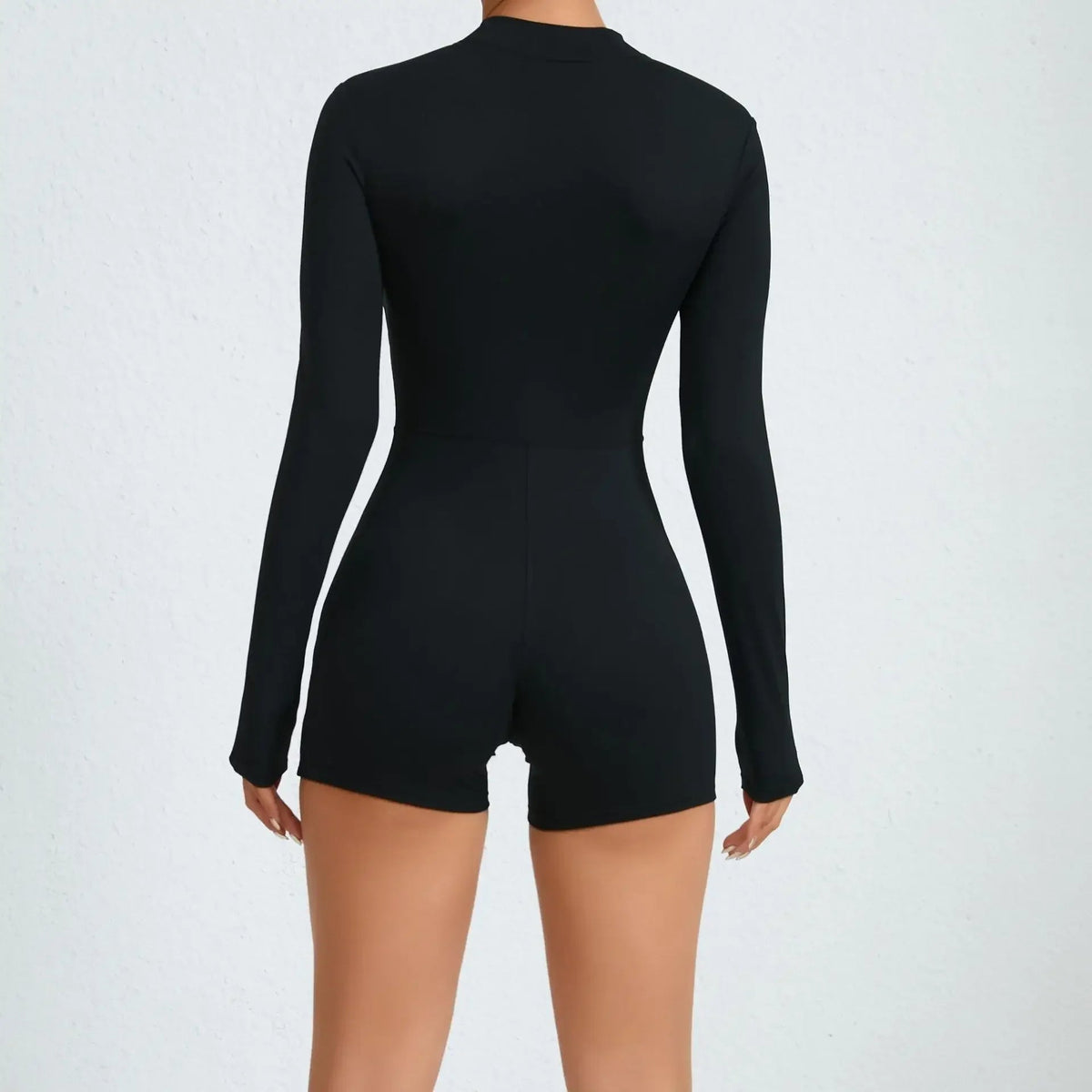 Long Sleeve Jumpsuit Padding Sports Overalls Zipper Sportswear Gym Yoga Clothing Tracksuit Mssza