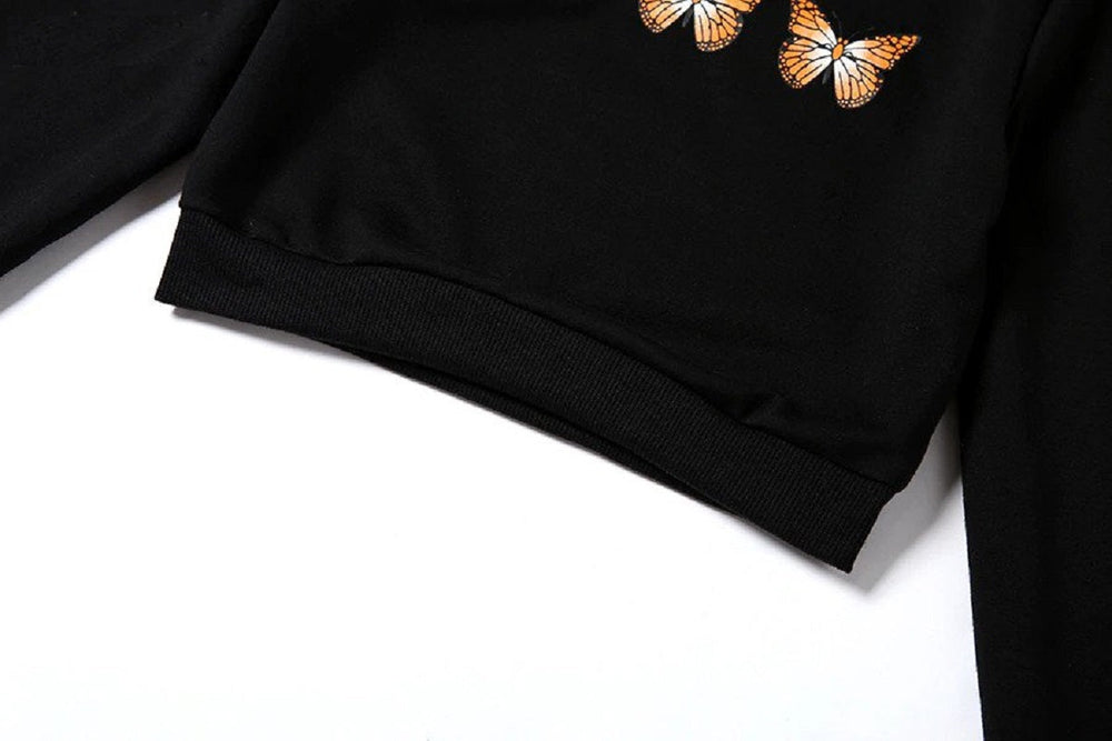 Long Sleeve pullover harajuku street style t-shirt top Mssza