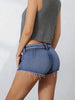 Low Rise Ripped Vacation Beach Club Streetwear Denim Short Pants Mssza
