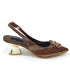 Lucky Star Bag With Elegant Pointed Tip Evening Party Shoes And Bag Set Mssza