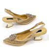 Lucky Star Bag With Elegant Pointed Tip Evening Party Shoes And Bag Set Mssza