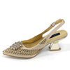 Lucky Star Bag With Elegant Pointed Tip Evening Party Shoes And Bag Set Mssza