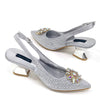 Lucky Star Bag With Elegant Pointed Tip Evening Party Shoes And Bag Set Mssza