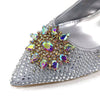 Lucky Star Bag With Elegant Pointed Tip Evening Party Shoes And Bag Set Mssza