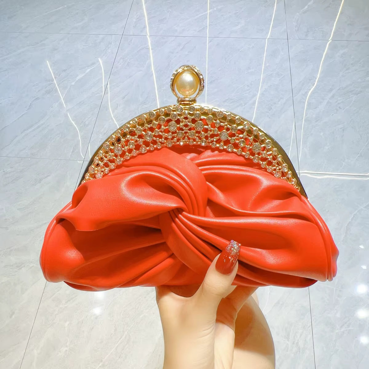 Luxurious Chain Wedding Party Prom Chic Crossbody Clutch Bags Mssza