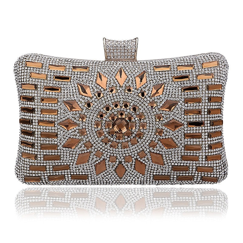 Luxurious Diamonds Lady Clutch Bags Mssza