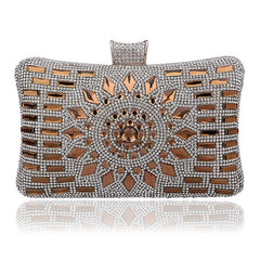 Luxurious Diamonds Lady Clutch Bags Mssza