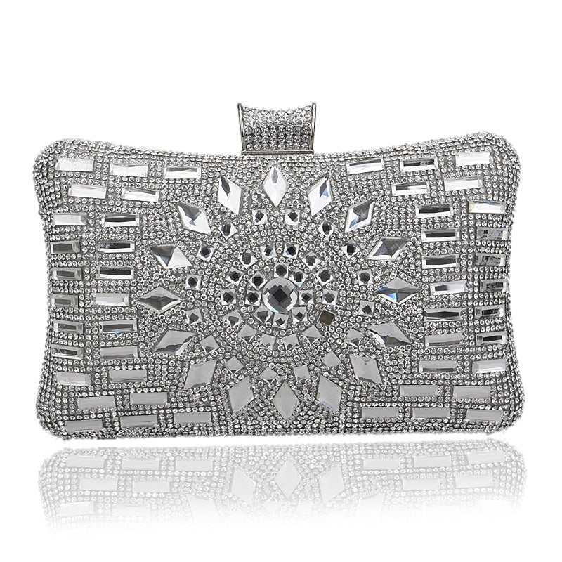 Luxurious Diamonds Lady Clutch Bags Mssza