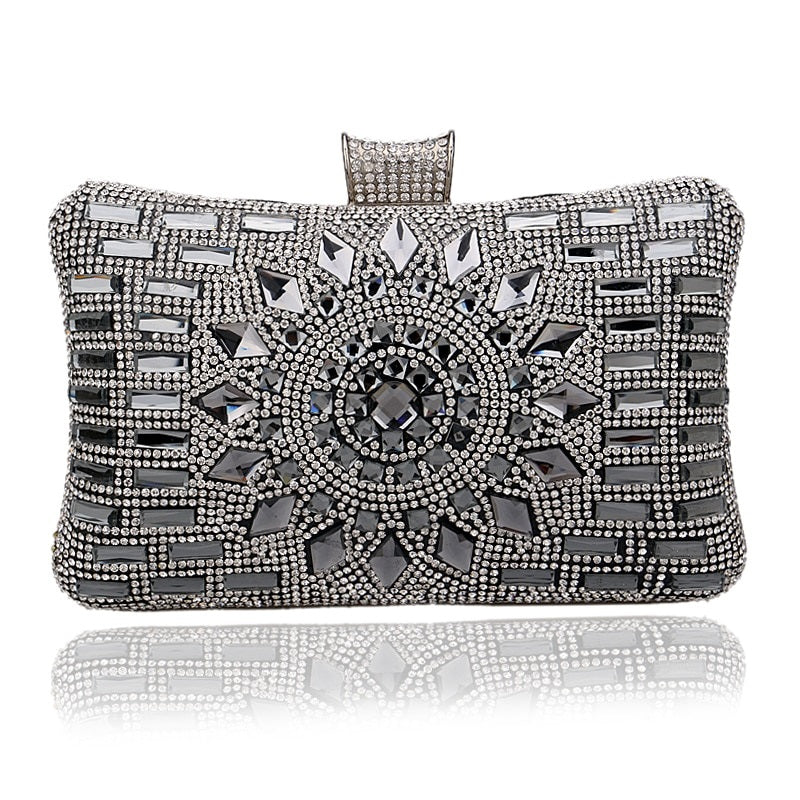 Luxurious Diamonds Lady Clutch Bags Mssza