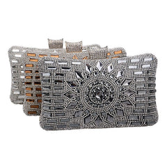 Luxurious Diamonds Lady Clutch Bags Mssza